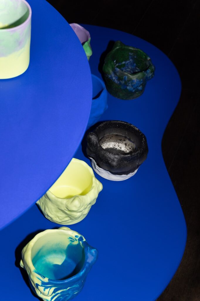 Serac K2 sculptural furniture and art objects created in the studio